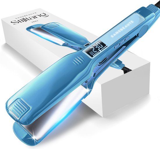 Sansbeauté Professionele Stijltang - 2 in 1 - Classic Blue