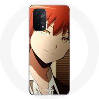 Maniacase Etui voor Oppo A74 5G Anime en Manga Karma Akabane Assassination Classroom Poster Maniacase