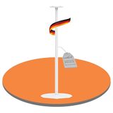 PureMounts Luidsprekerstandaard voor Sonos Era 100, luidsprekerstandaard, luidsprekerstandaard met kabelmanagement, 3 kg draagkracht, wit
