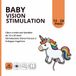 BABY VISION STIMULATION: Libro Stimolazione Visiva ad Alto Contrasto con i Colori per bambini da 12 a 24 mesi