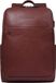 Piquadro Leren Vrije tijd rugzak Rugzak met laptopvak Black Square Backpack Wide Opening 14" 16,5L Tobacco Bruine