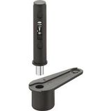 Häfele Charnière à enfoncer Angle d'ouverture 140° H10266 plastique, brun