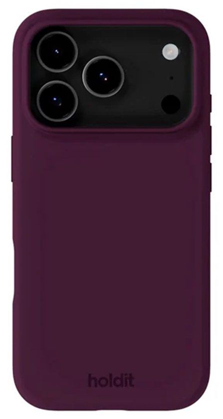 Holdit Silicone Case geschikt voor Apple iPhone 17 Pro - Deep Plum