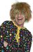 Wilbers & Wilbers Clowns pruik zwart/wit