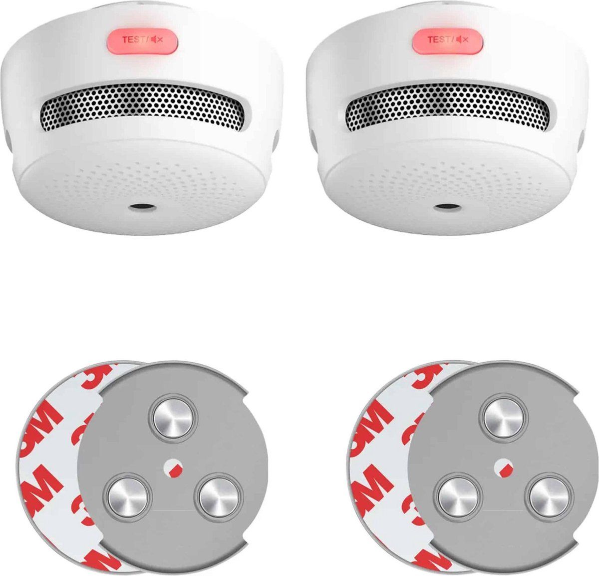 X-sense XS01 Rookmelder 2-pack - 10 jaar batterij - Incl. magneet set - Brandmelder