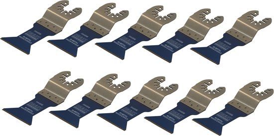 SMART Blades Bi-metaal Multitool Zaagblad - Hout/Non-ferro/Schroeven/Spijkers/Plastic - 44x51mm - 10 stuks