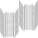JGS Premium Clips en bevestigingen - 60 Stuks - Argenté