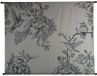 HD Collection Wanddoek Vogels Grijs 145x3x110cm