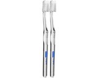 Vitis Brosses à dents Chirurgical Extra Doux Transparent/Blanc 2 Pièces