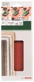 Bosch set de 10 pièces de papier de verre pour ponceuse vibrante 93 x 230 mm non perforé - grain 120