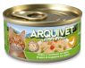 Arquivet Nourriture humide au poulet en sauce avec des légumes pour chats 80 g