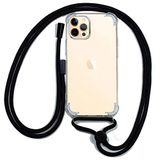 Cool Beschermhoes voor iPhone 12 Pro, met trekkoord, zwart