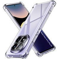 Phonillico® Case voor Xiaomi Redmi Note 14 PRO PLUS 5G - Schokbestendige bescherming Zacht TPU Transparant
