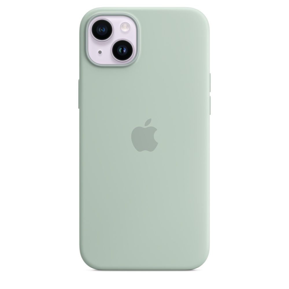 Apple iPhone 14 Plus Silicone Case with MagSafe - Succulent Green