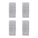 Quattroerre 5550 3D Diamond Refractive Rectangle 4 stuks
