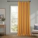 HPD Half Price Drapes Faux verduisterende gordijnen-213 cm lange extra brede luxe gordijnen voor slaapkamer en woonkamer (1 paneel), 100 W x 84 l, paardebloem goud, linnen, 254 cm B x 213 cm L (Pack