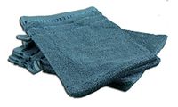 Gözze Washandje 4-delige set, 100% katoen, 17 x 24 cm, Berlijn, Petrol, 101-2175-A1