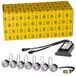 HELLA VALUEFIT Jeu de feux de jour à LED - LEDayFlex - 12V / 24V - Rond - SAE - Transparent - Câble : 120mm - Avant du véhicule - Jeu - 2PT 010 458-741