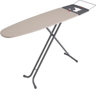 Rayen 6141.01 tabel voor strijkstation, metaal, grijs en beige, 41 x 1 x 120 cm