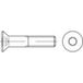 TOOLCRAFT 1069215 Vis tête fraisée M5 50 mm Six pans creux (Allen) Inox A4 100 pièce(s)