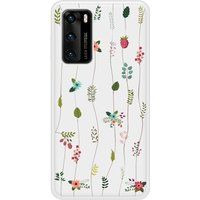 P40 Flower Rise Bedrukte siliconen hoes
