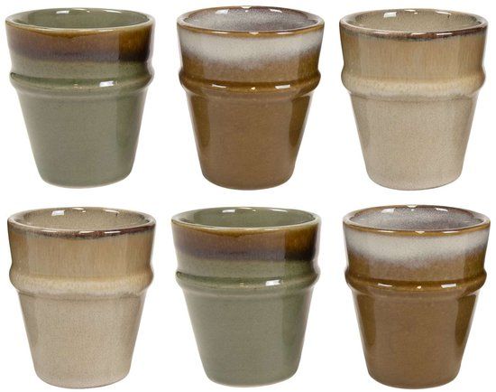 Cookinglife Espresso kopjes Nomad Ridge 100 ml - 6 stuks