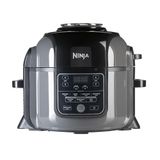 Ninja Foodi Multicooker, 7-in-1, 6L, 7 Kookfuncties, Snelkoken, Airfryen, Slow Cooking, Grillen en Meer, Geborsteld Staal & Zwart, OP300EU