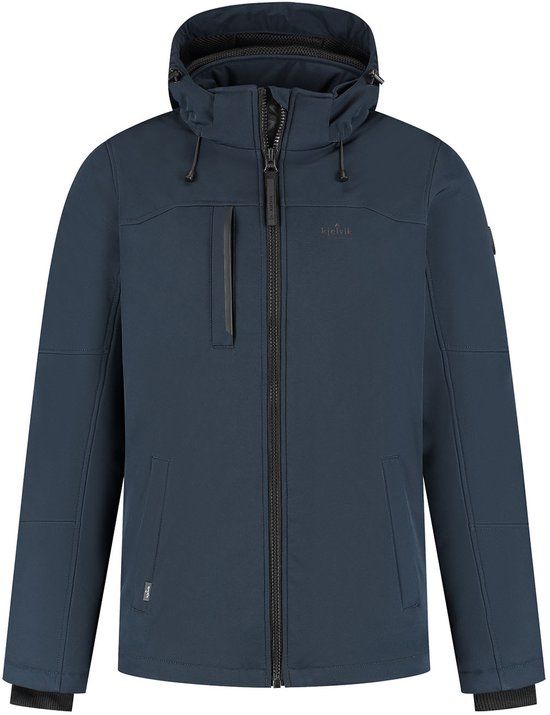 Kjelvik Thom Heren Outdoorjas - Navy - L - Donkerblauw - Herfst/Winter 2025