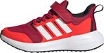 adidas Sportswear FortaRun 2.0 Cloudfoam Chaussures à lacets élastiques et fermeture velcro - Enfants - Rouge - 39 1/3