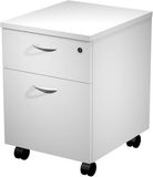 Artexport Ladenkast Presto Met wieltjes Wit Melamine 43 x 52 x 59,5 cm