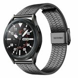 By Qubix Qubix - Stalen bandje - Zwart - Geschikt voor Xiaomi Redmi Watch 5 Active / Redmi Watch 5 Lite