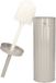 MSV Industrial Toilet/wc-borstel houder - metaal - licht grijs - 38 cm