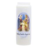 Enlightening Candles Bougie funéraire - blanc - 6 x 18 cm - 9 jours - Bougie de neuvaine - Bougie commémorative - Lampe funéraire - Lampe commémorative - Lampe de souvenir