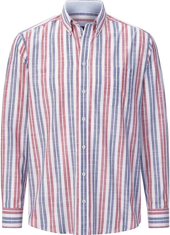 Babista Heren Overhemd - 41/42 - Rood - Katoen - Regular Fit