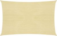 vidaXL Zonnezeil 5x8 m HDPE Beige Rechthoekig