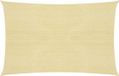 vidaXL Zonnezeil 5x8 m HDPE Beige Rechthoekig