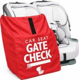 JL Childress Gate Check Bag voor Autostoelen voor Pasgeboren en Boven (Rood)