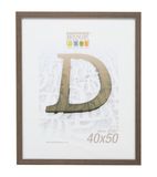 Deknudt Frames S41VF7 Grijs-Bruin, Smalle Hars - 15.8X15.7 inch