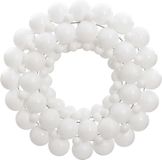 vidaXL Kerstkrans 45 cm polystyreen wit