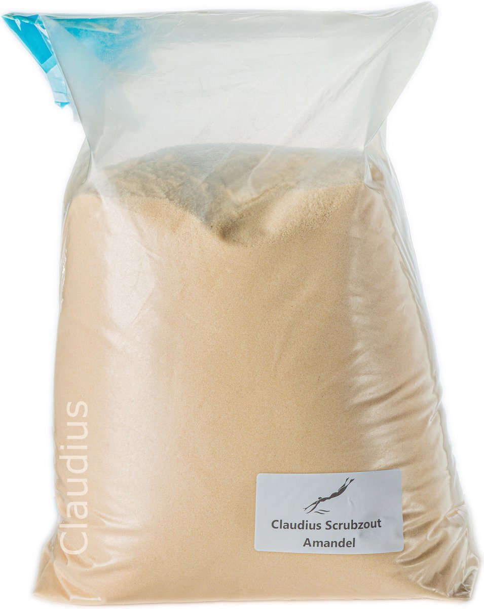 Claudius Cosmetics B.V. Scrubzout Amandel - 25 KG