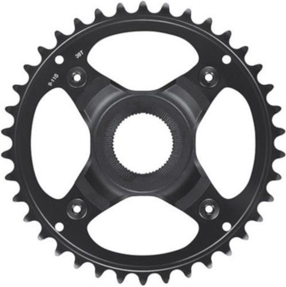 Shimano Kettingblad Steps SM-CRE70 38T 9-11S 104 mm Zwart
