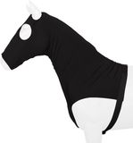 Pagony Elasto Hood - Couverture pour cheval - Taille : XXL - Noir - Polyamide