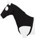 Pagony Elasto Hood - Couverture pour cheval - Taille : XXL - Noir - Polyamide