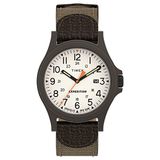 Timex Expedition Acadia 40mm lederen bandhorloge voor heren TW4B23700