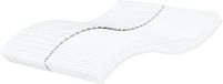 Matelas en mousse fermeté H2 H3 180x220 cm blanc