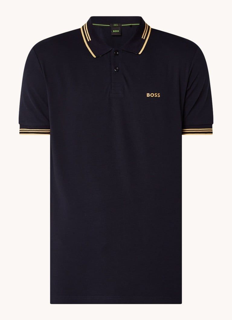 HUGO BOSS Paul regular fit polo - piqué katoen - logo
