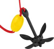 Retrospec Anker - Voor Supboards, Kayaks & Docks - Inclusief Touw, Boei en Waterdichte Tas - SUP - Zwart