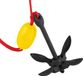 Retrospec Anker - Voor Supboards, Kayaks & Docks - Inclusief Touw, Boei en Waterdichte Tas - SUP - Zwart