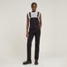 G-Star Slim Dungaree s\l wmn Dames Jumpsuit Katoen Elastaan dk black Lente/Zomer 2025