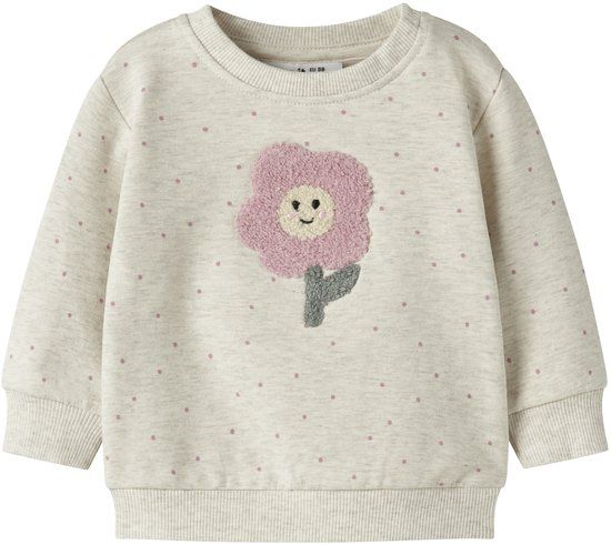 NAME IT NBFLUELLE LS SWEAT BRU Vesten Baby 74 Peyote Melange